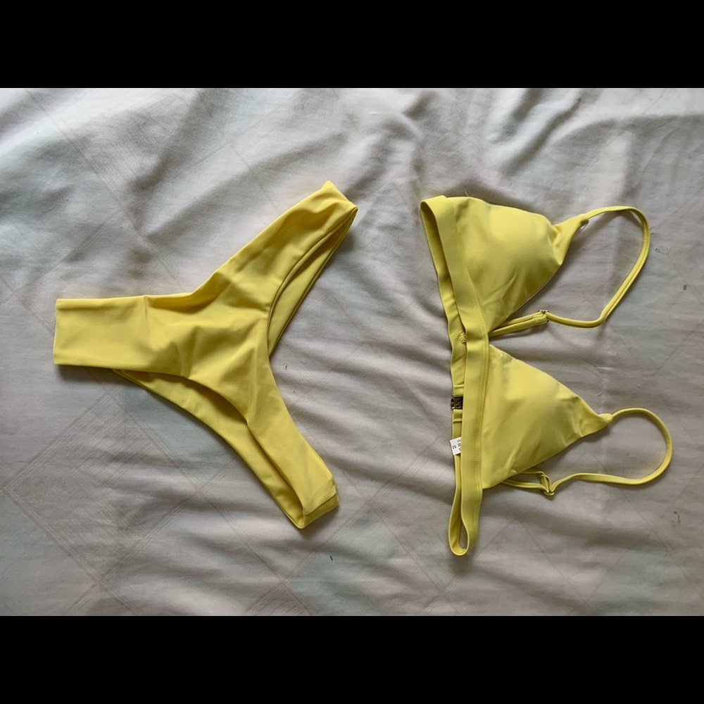 New yellow bathing suit